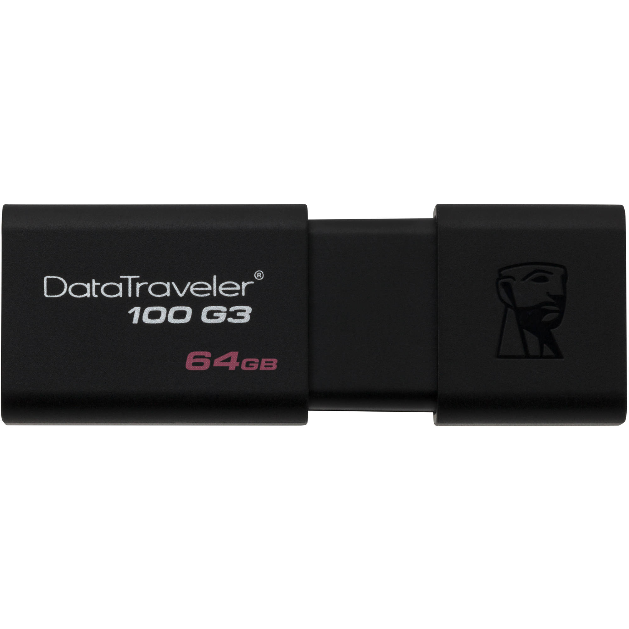 Kingston 64GB Data Traveler 100 G3 USB 3.0 Flash Drive (2-Pack)