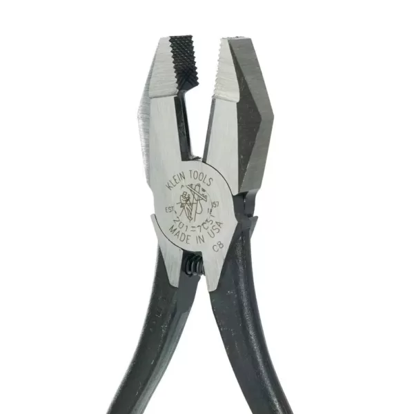 Klein Tools 9 in. Ironworker's Pliers with Slim Head and Plain Handle
