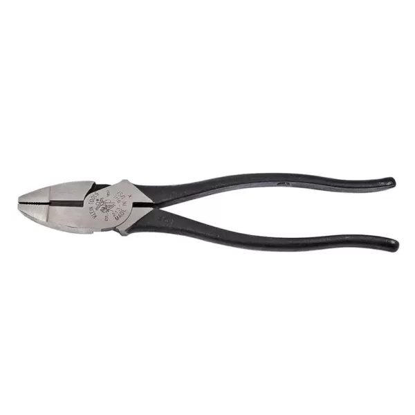 Klein Tools 9 in. High Leverage Side Cutting Pliers with Plain Handle