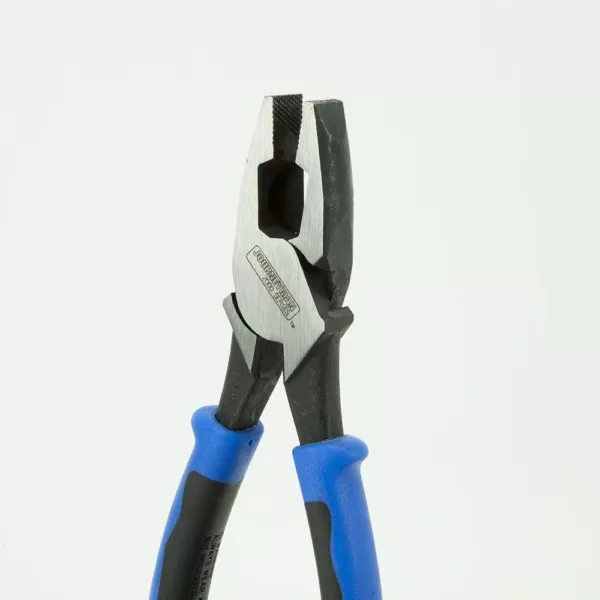 Klein Tools 9 in. Journeyman High Leverage Side Cutting Pliers for Heavy Duty Cutting