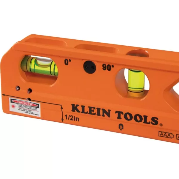 Klein Tools Magnetic Torpedo Level with Laser Level