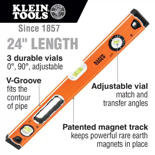 Klein Tools 24 in. Bubble Level