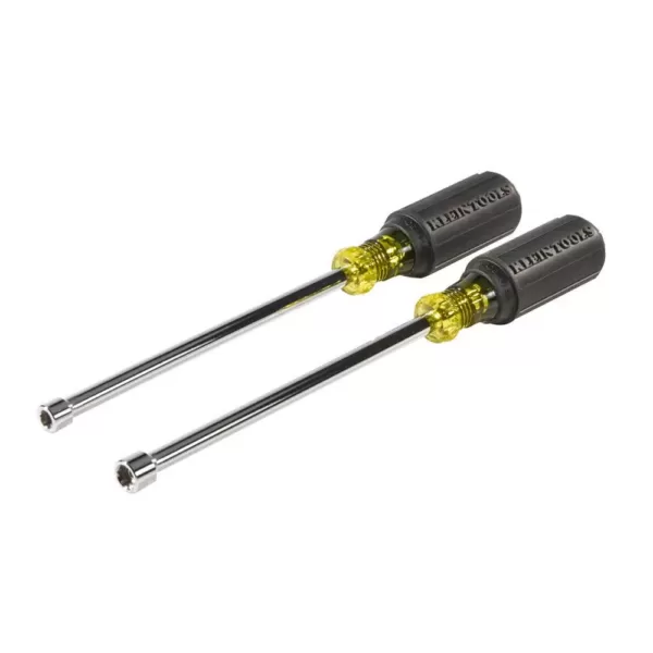 Klein Tools Magnetic Nut Driver Set with 6 in. Shaft (2-Piece)