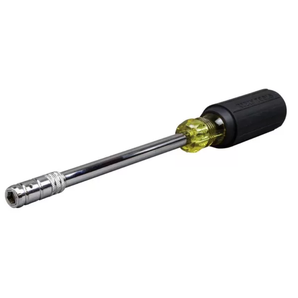 Klein Tools 6 in. 2-in-1 Hex Head Slide Driver Nut Driver