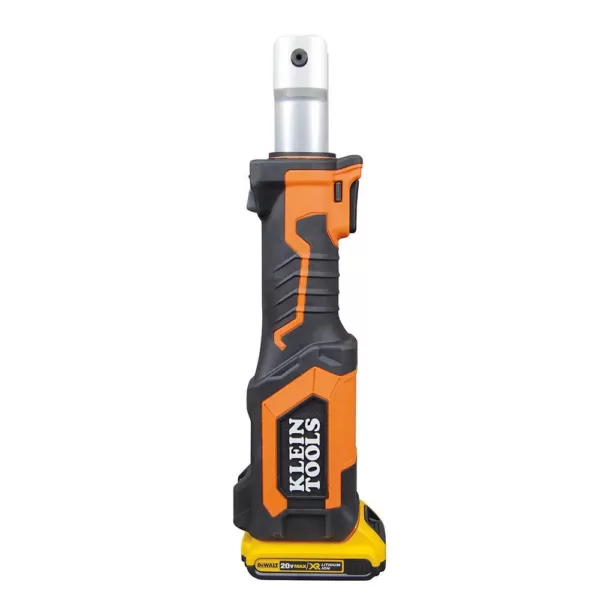 Klein Tools Battery-Operated D3 Groove Crimper with Two 2 Ah Batteries Charger and Bag