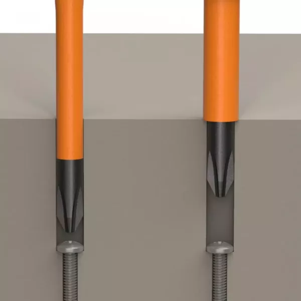 Klein Tools 2-Piece Slim-Tip Insulated Screwdriver Set