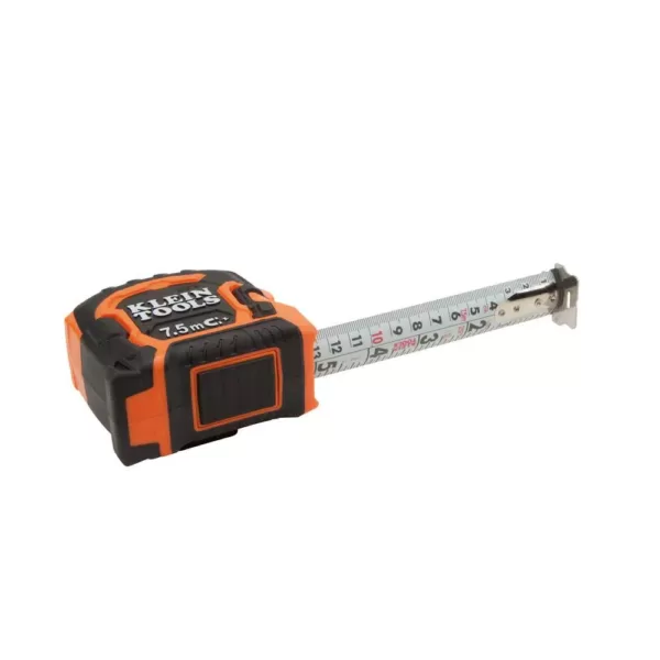 Klein Tools 7.5m Double Hook Magnetic Tape Measure