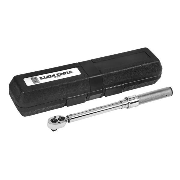 Klein Tools 3/8 in. Torque Wrench with Square-Drive Ratchet Head