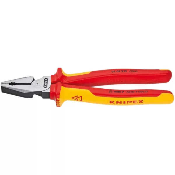 KNIPEX 9 in. High Leverage Insulated Combination Pliers