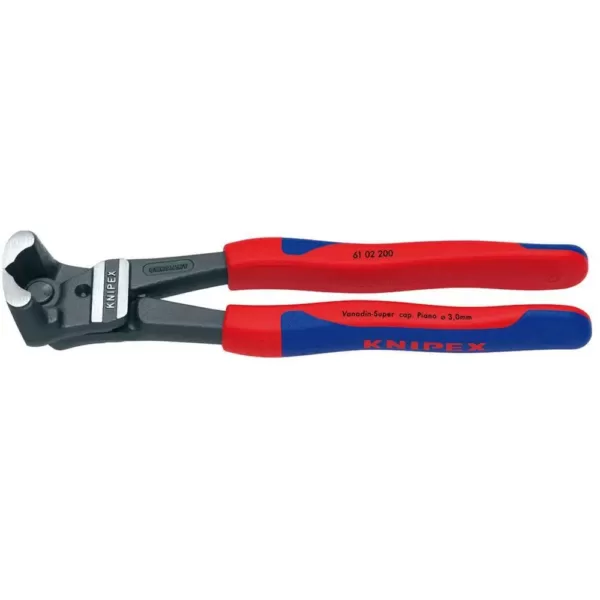 KNIPEX 8 in. High Leverage End Cutters with Comfort Grip