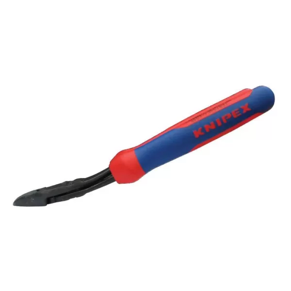 KNIPEX 10 in. High Leverage Angled Diagonal Cutters-Comfort Grip