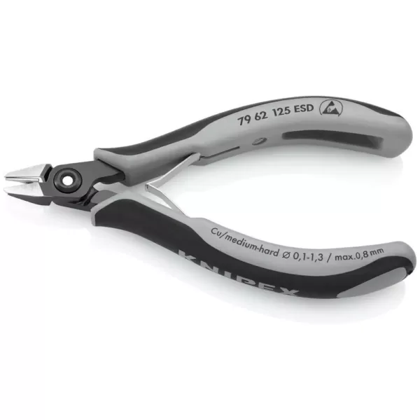 KNIPEX 5 in. Precision Electronics Diagonal Cutters with ESD Handles