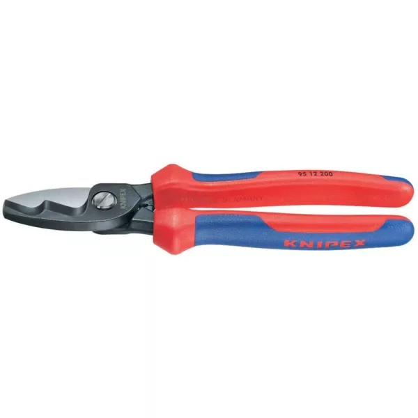 KNIPEX 8 in. Cable Shears with Comfort Grip Handles