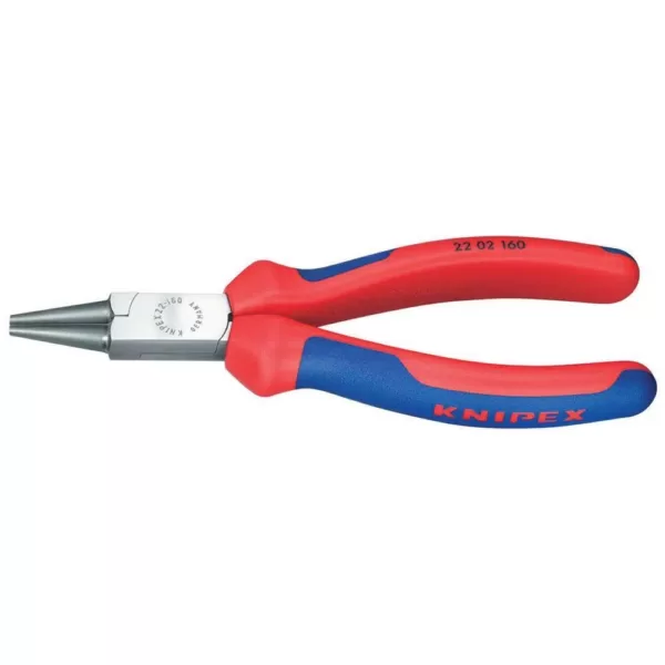 KNIPEX 6 in. Round Nose Pliers with Comfort Grip Handles