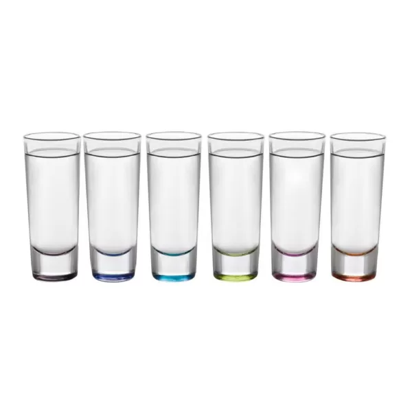 Libbey Troyano 2 oz. MultiColor Shooter Glass (6-Pack)