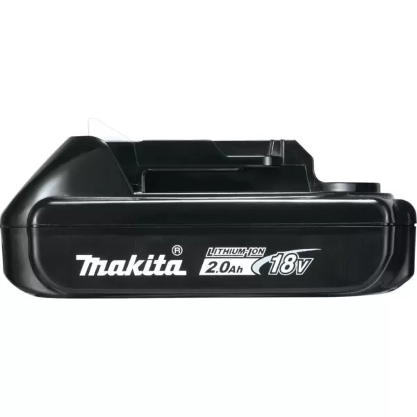 Makita 2-1/2 in. 18-Volt 16-Gauge LXT Cordless Straight Finish Nailer Kit (2.0 Ah) with Bonus 18-Volt LXT Battery Pack 2.0Ah
