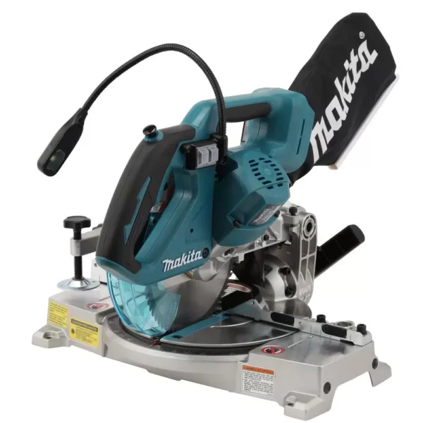 Makita 18-Volt LXT Lithium-Ion Brushless Cordless 6-1/2 in. Compact Dual-Bevel Compound Miter Saw with Laser (Tool Only)