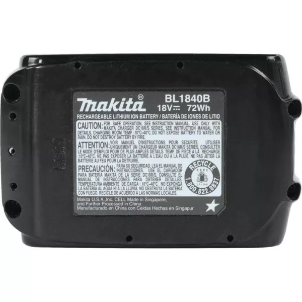 Makita 18-Volt LXT Lithium-Ion High Capacity Battery Pack 4.0Ah with LED Charge Level Indicator (2-Pack)