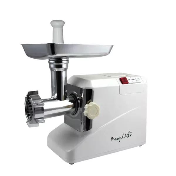 MegaChef MG-750 1800W Meat Grinder with Kibbe and Sausage Attachments