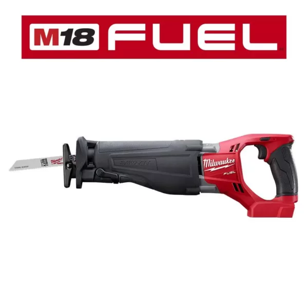Milwaukee M18 FUEL 18-Volt 4-1/2 in./5 in. Lithium-Ion Brushless Cordless Grinder with Reciprocating Saw and 2 Batteries