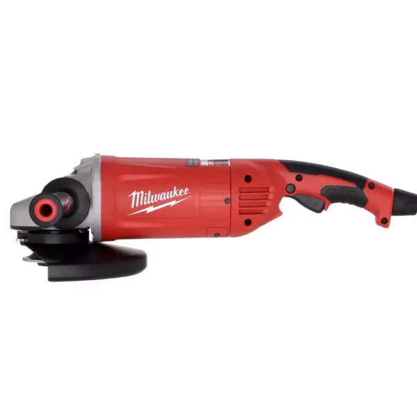 Milwaukee 15 Amp 7/9 in. Roto-Lok Large Angle Grinder with Trigger Lock-On Switch