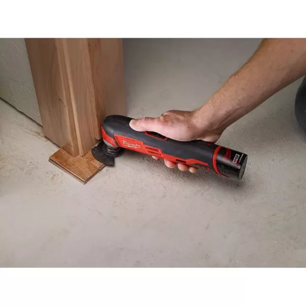 Milwaukee M12 FUEL 12-Volt 3 in. Lithium-Ion Brushless Cordless Cut Off Saw Kit with M12 Oscillating Multi-Tool