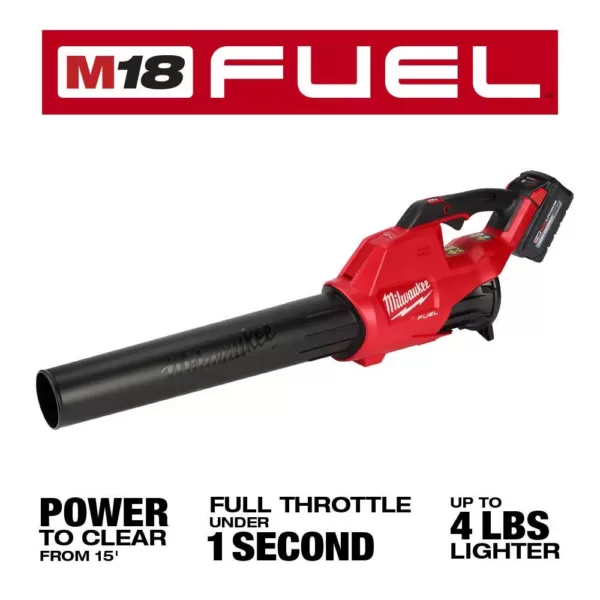 Milwaukee M18 FUEL 18-Volt Lithium-Ion Brushless Cordless 120 MPH 450 CFM Handheld Blower (Tool-Only)(2-Tool)