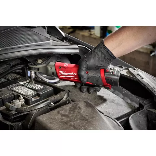 Milwaukee M12 FUEL 12-Volt Lithium-Ion Brushless Cordless 1/2 in. Ratchet with M12 2.0Ah Battery