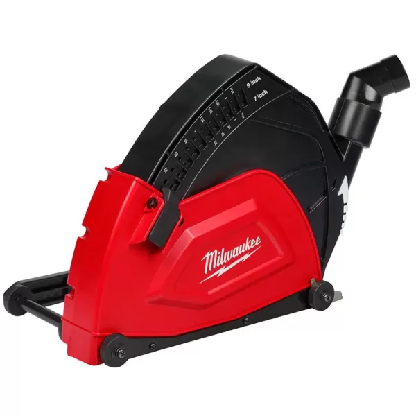 Milwaukee 7 in. to 9 in. Large Angle Grinder Cutting Dust Shroud