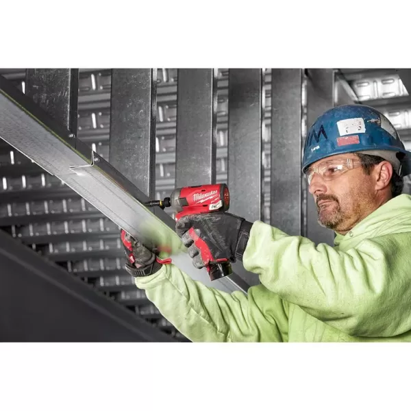 Milwaukee M12 FUEL SURGE 12-Volt Lithium-Ion Brushless Cordless 1/4 in. Hex Impact Driver Kit W/ M12 Hackzall