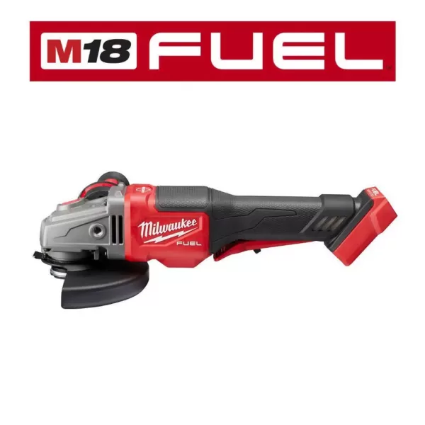 Milwaukee M18 FUEL 18-Volt 1/2 in. Lithium-Ion Brushless Cordless Impact Wrench & Braking Grinder with (2) 6.0Ah Batteries