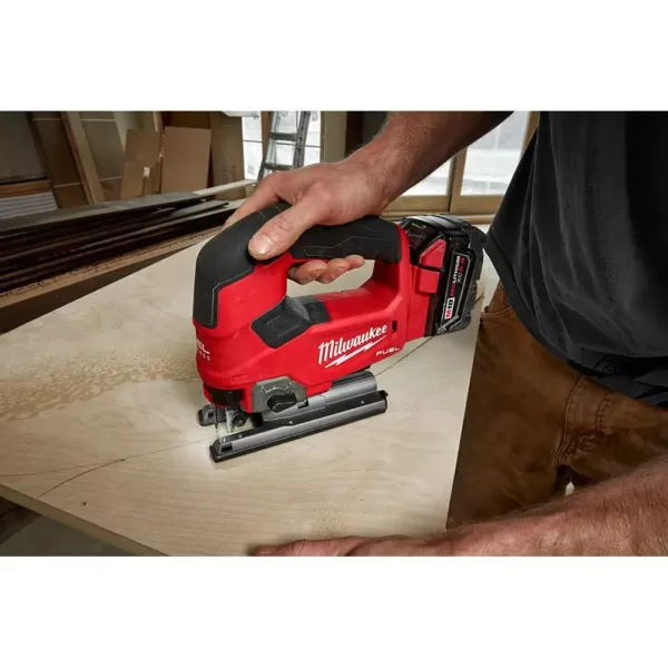 Milwaukee M18 FUEL 18-Volt Lithium-Ion Brushless Cordless Jig Saw and 3-in-1 Backpack Vacuum with (2) 6.0Ah Batteries
