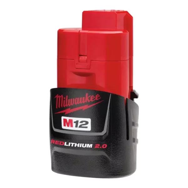 Milwaukee M12 12-Volt Lithium-Ion Cordless Starter Kit with M12 12-Volt Lithium-Ion Cordless LED Spotlight