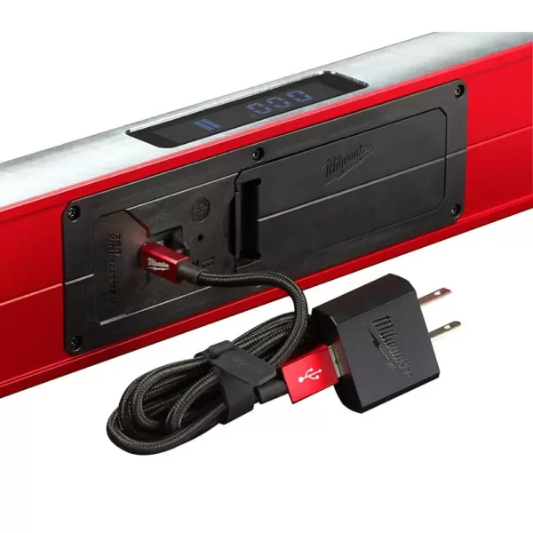 Milwaukee 14 in. Redstick Digital Box Level with Pin-Point Measurement Technology W/ 700 Lumens LED Rechargeable Flashlight