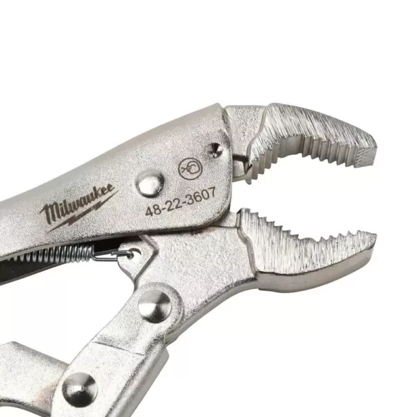 Milwaukee Torque Lock Locking Pliers Kit with Combination Metric and SAE Wrench Mechanics Tool Set (24-Piece)