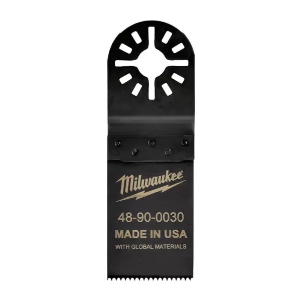 Milwaukee 1-1/4 in. Steel Hard Point Oscillating Multi-Tool Blade