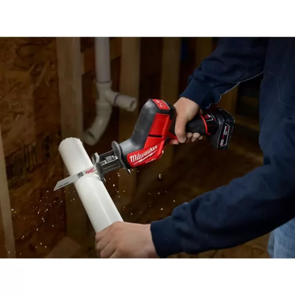 Milwaukee M12 FUEL 12-Volt Lithium-Ion Cordless Oscillating Multi-Tool and HACKZALL with two 3.0 Ah Batteries
