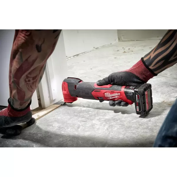 Milwaukee M12 FUEL 12-Volt Lithium-Ion Cordless Oscillating Multi-Tool with M12 2.0Ah Battery