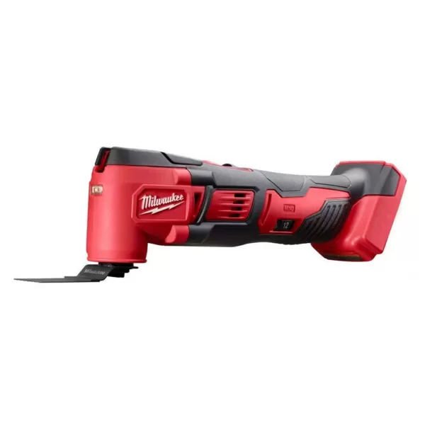 Milwaukee M18 18-Volt Lithium-Ion Cordless Oscillating Multi-Tool W/ M18 Starter Kit W/ (1) 5.0Ah Battery and Charger