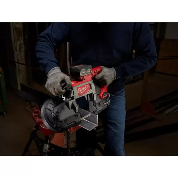 Milwaukee M18 FUEL 18-Volt Lithium-Ion Brushless Cordless Deep Cut Band Saw and Reciprocating Saw with Two 6.0 Ah Batteries