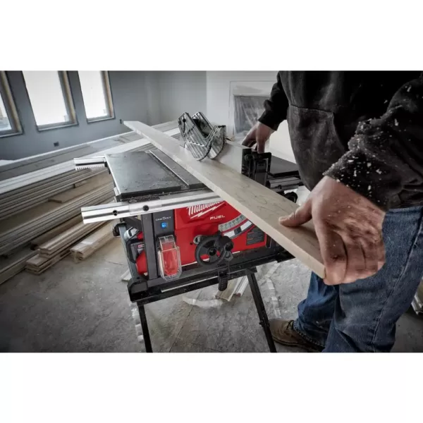 Milwaukee M18 FUEL ONE-KEY 18-Volt Lithium-Ion Brushless Cordless 8-1/4 in. Table Saw W/ Table Saw Stand (Tool Only)