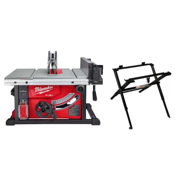 Milwaukee M18 FUEL ONE-KEY 18-Volt Lithium-Ion Brushless Cordless 8-1/4 in. Table Saw W/ Table Saw Stand (Tool Only)