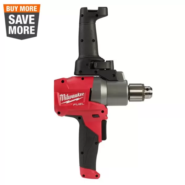 Milwaukee M18 FUEL 18-Volt Lithium-Ion Brushless Cordless 1/2 in. Mud Mixer (Tool-Only)