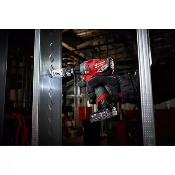 Milwaukee M12 FUEL 12-Volt Lithium-Ion Brushless Cordless Surge Impact and Drill Combo Kit (2-Tool) with 2 Batteries and Bag