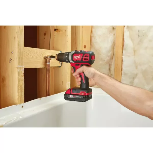Milwaukee M18 18-Volt Lithium-Ion Cordless Drill Driver/Impact Driver and HACKZALL Combo Kit (3-Tool) with Two 1.5 Ah Batteries