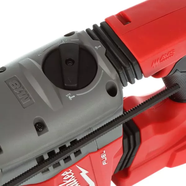 Milwaukee M18 FUEL 18-Volt Lithium-Ion Brushless Cordless 1-1/8 in. SDS-Plus Rotary Hammer and Bandsaw (2-Tool)