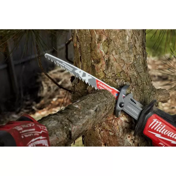 Milwaukee 6 in. 3 TPI Pruning Carbide Teeth Wood Cutting SAWZALL Reciprocating Saw Blade