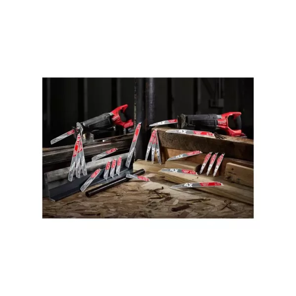 Milwaukee 6 in. 10 TPI Torch Thick Metal Cutting SAWZALL Reciprocating Saw Blades (5-Pack)