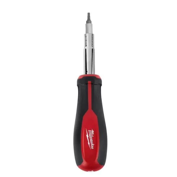 Milwaukee 11-in-1 Multi-Tip Screwdriver with Square Drive Bits (2-Pack)