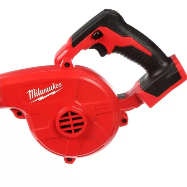 Milwaukee M18 18-Volt Lithium-Ion Cordless Compact Blower (Tool-Only)